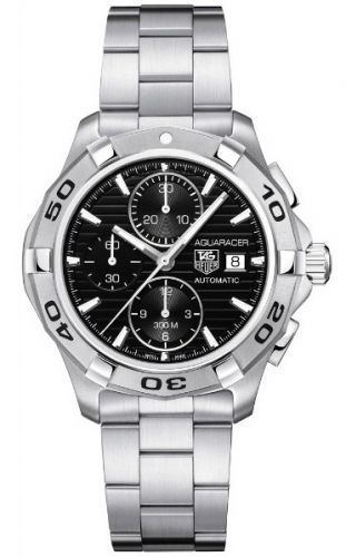 Aquaracer 300M Calibre 16 42 Stainless Steel / Black / Bracelet