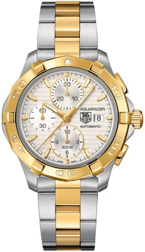 Aquaracer 300M Calibre 16 42 Stainless Steel / Yellow Gold / Silver / Bracelet