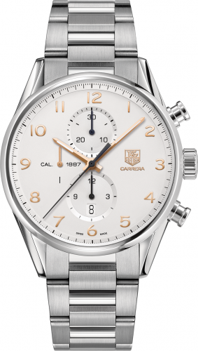 Carrera Calibre 1887 43 Stainless Steel / Silver / Bracelet