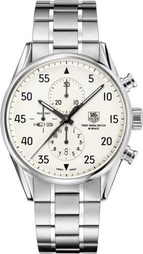 Carrera Calibre 1887 43 Stainless Steel / Space X / Bracelet