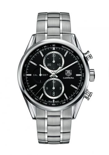 Carrera Calibre 1887 41 Stainless Steel / Black / Bracelet