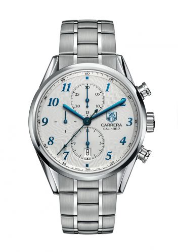 Carrera Calibre 1887 41 Stainless Steel / Silver - Heritage / Bracelet