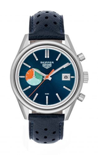 Carrera Calibre 18 Stainless Steel / Blue / Skipper for Hodinkee