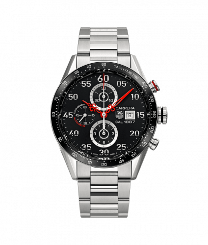 Carrera Calibre 1887 43 Stainless Steel / Black / Time Machine Nendo