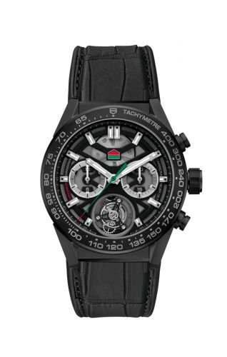 Carrera Calibre Heuer 02T 45 Chronograph Tourbillon Stay Home