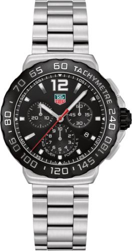 Formula 1 Quartz Chronograph 42 Stainless Steel / Black / Bracelet
