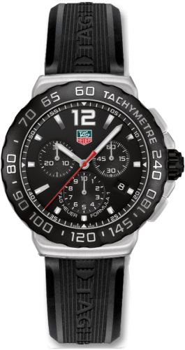Formula 1 Quartz Chronograph 42 Stainless Steel / Black / Rubber