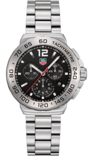 Formula 1 Quartz Chronograph 42 Stainless Steel / Black / Bracelet