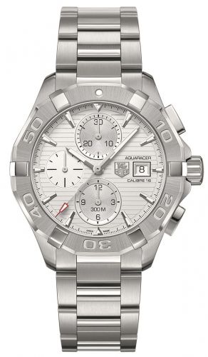 Aquaracer 300M Calibre 16 43 Stainless Steel / Silver / Bracelet