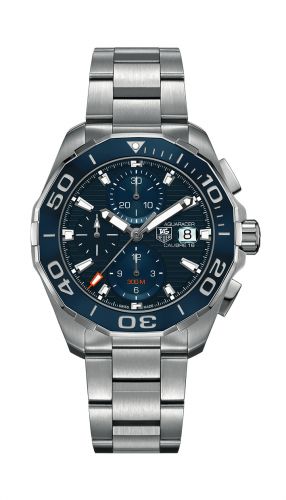 Aquaracer 300M Calibre 16 43 Stainless Steel / Blue / Bracelet
