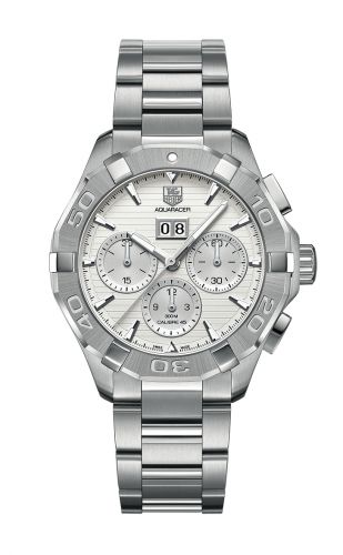 Aquaracer 300M Calibre 45 43 Stainless Steel / Silver / Bracelet