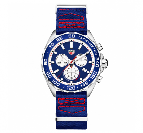 Formula 1 Chronograph Quartz 43 Stainless Steel / Red Bull / NATO