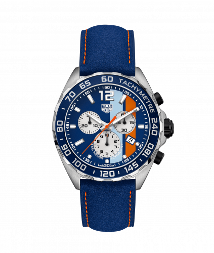 Formula 1 Chronograph Quartz 43 Stainless Steel / Calf/ Alcantara
