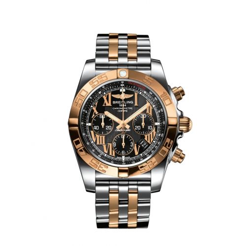 Chronomat 44 Stainless Steel / Red Gold / Black - Roman / Japan Special Edition