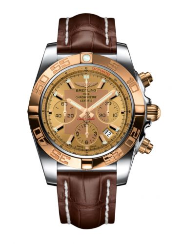 Chronomat 44 Stainless Steel / Rose Gold / Golden Sun / Croco / Pin