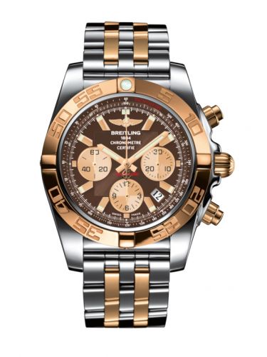Chronomat 44 Stainless Steel / Rose Gold / Metallica Brown / Bracelet