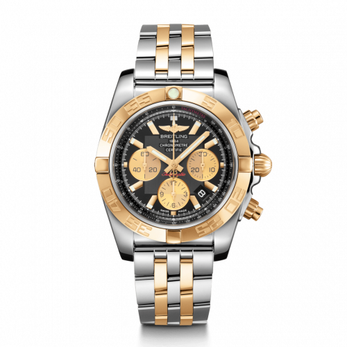 Chronomat 44 Stainless Steel / Rose Gold / Onyx Black / Bracelet