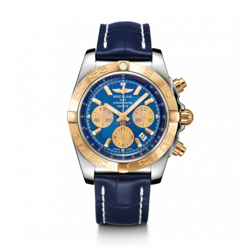 Chronomat 44 Stainless Steel / Rose Gold / Metallica Blue / Croco / Pin