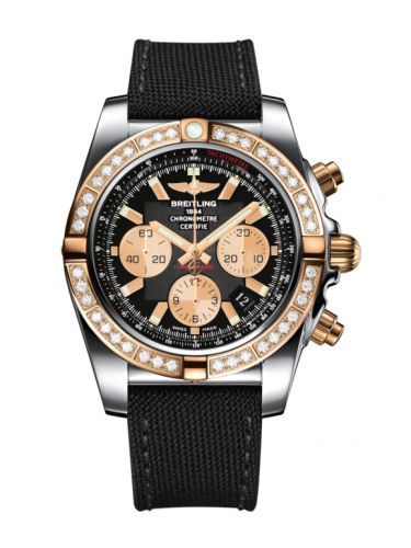 Chronomat 44 Stainless Steel / Rose Gold / Diamond / Onyx Black / Military