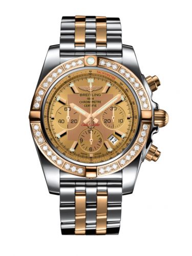 Chronomat 44 Stainless Steel / Rose Gold / Golden Sun Diamond / Bracelet