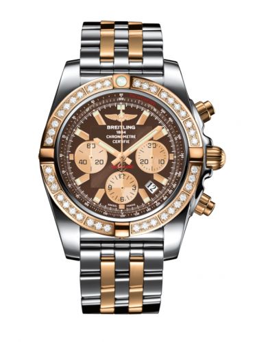 Chronomat 44 Stainless Steel / Rose Gold / Diamond / Metallica Brown / Bracelet