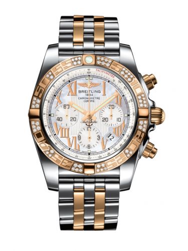Chronomat 44 Stainless Steel / Rose Gold / Diamond / Pearl Roman / Bracelet