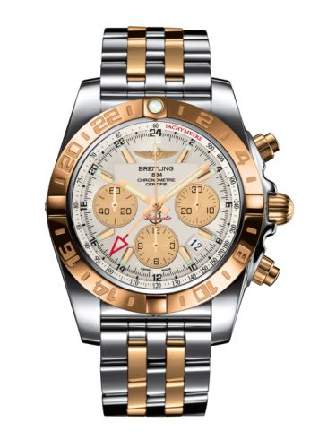 Chronomat 44 GMT Stainless Steel / Rose Gold / Sierra Silver / Bracelet