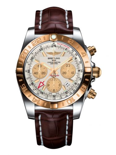 Chronomat 44 GMT Stainless Steel / Rose Gold / Sierra Silver / Croco