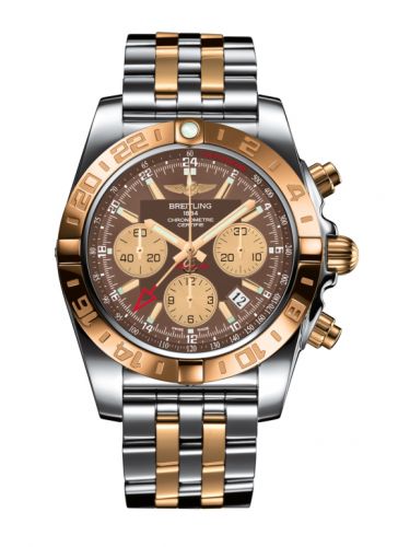 Chronomat 44 GMT Stainless Steel / Rose Gold / Metallica Brown / Bracelet