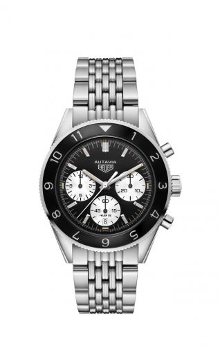 Autavia Heuer 02 Stainless Steel / Inverted Panda / Bracelet
