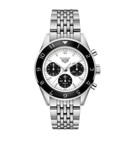Autavia Heuer 02 Stainless Steel / Panda / Harrods