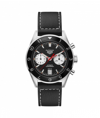 Autavia Heuer 02 Stainless Steel / Inverted Panda / 1972 Edition