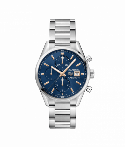 Calibre 16 41 Stainless Steel / Blue / Bracelet