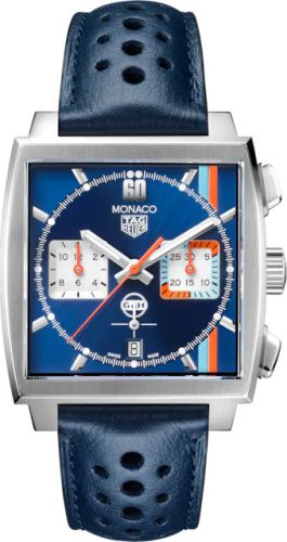 Monaco Calibre Heuer 02 Stainless Steel / Gulf