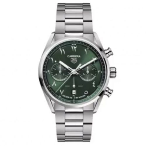 Carrera Calibre Heuer 02 42 Stainless Steel / Middle East