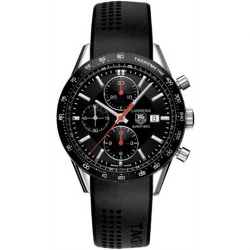 Carrera Calibre 16 41 Stainless Steel / Black / Rubber