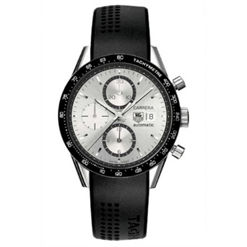 Carrera Calibre 16 41 Stainless Steel / Silver / Rubber