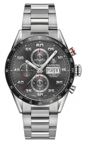 Carrera Calibre 16 Day Date 43 Stainless Steel /
