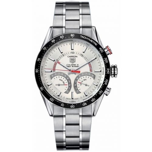 Carrera Calibre S Laptimer 43 Stainless Steel / Silver / Bracelet