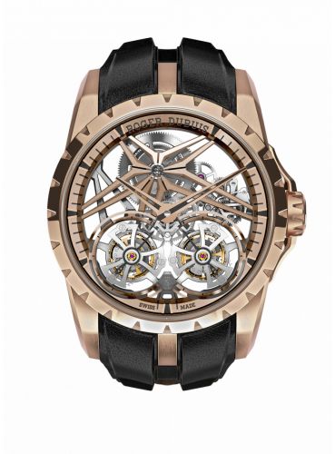 Excalibur Double Flying Tourbillon Rose Gold / Pink