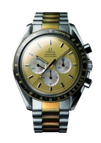 Speedmaster Professional Stainless Steel / Yellow Gold / Champagne / Bracelet