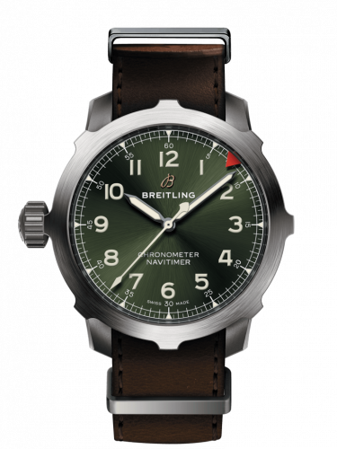 Navitimer Super 8 B20 Automatic 46 Titanium / Green / NATO