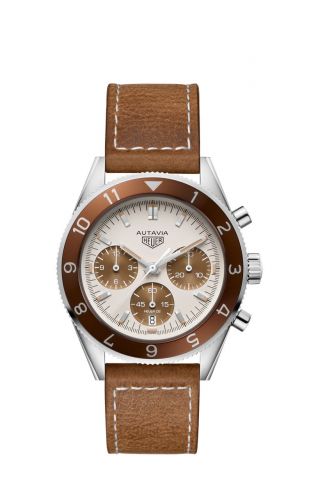 Autavia Heuer 02 Stainless Steel / Tropical  Panda / Strap / UAE Edition 