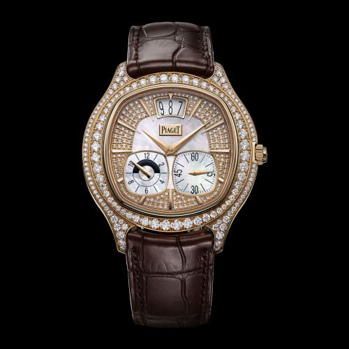 Emperador Coussin Dual Time Zone Pink Gold Diamond