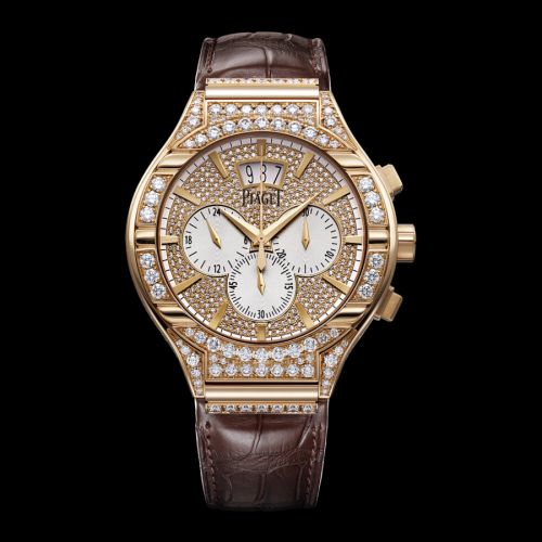Polo 43 Chronograph Pink Gold Full Diamond