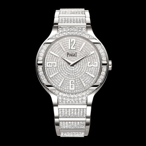 Polo 40 White Gold Full Diamond