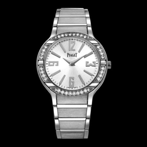 Polo 32 Quartz White Gold Diamond