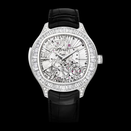 Emperador Coussin Minute Repeater White Gold Baguette