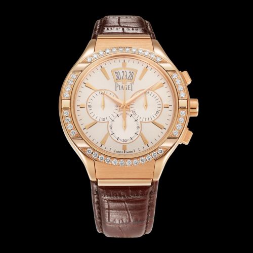 Polo 43 Chronograph Pink Gold Diamond