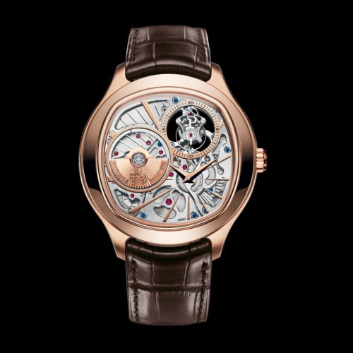 Emperador Coussin Tourbillon Pink Gold